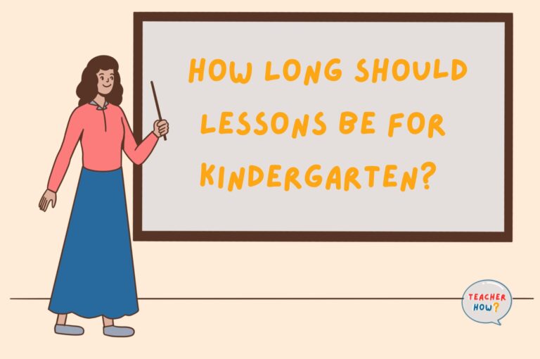 How Long Should Lessons Be for Kindergarten? – Teacher How